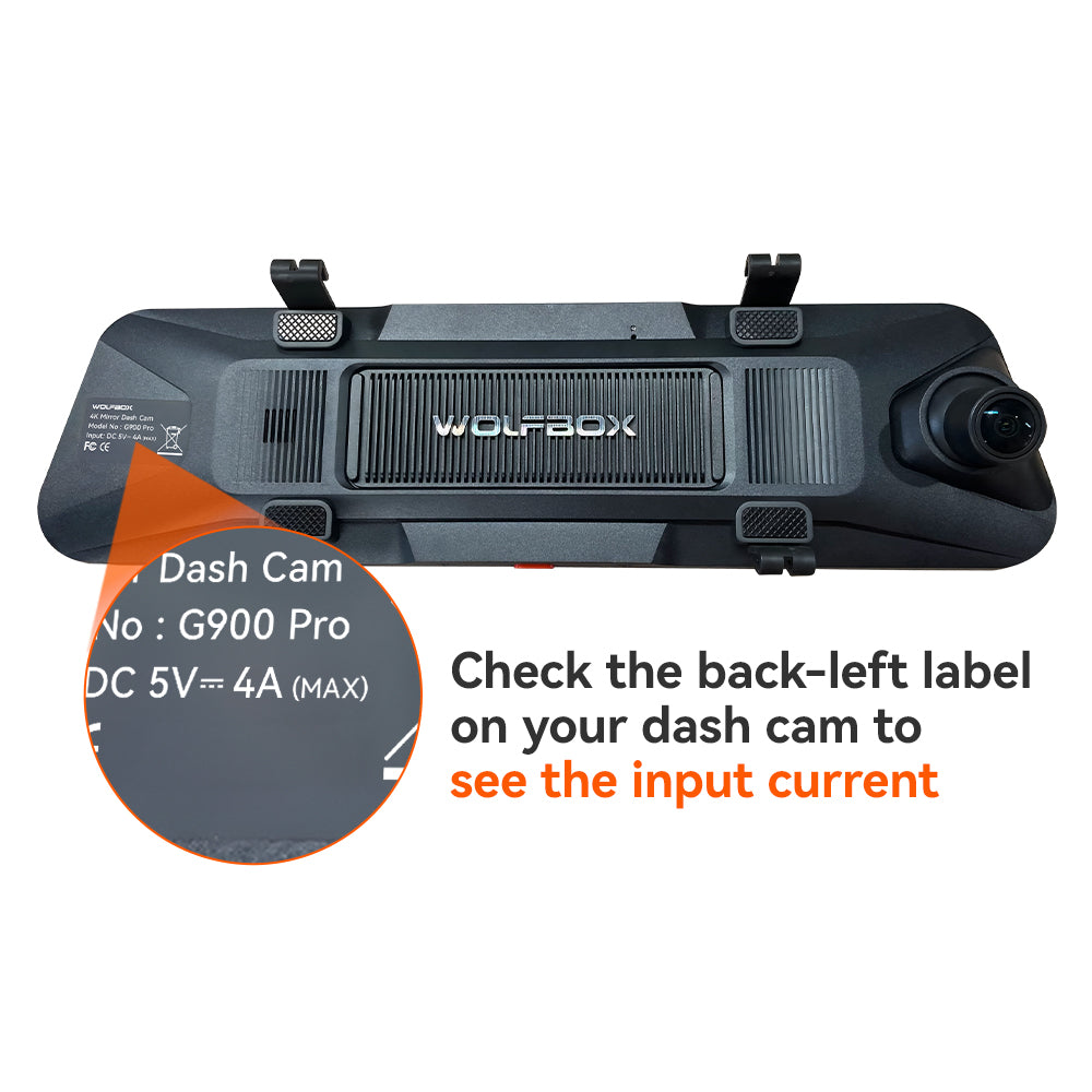 WOLFBOX 33/50 Feet Rear Camera Extension Cable for G900Pro