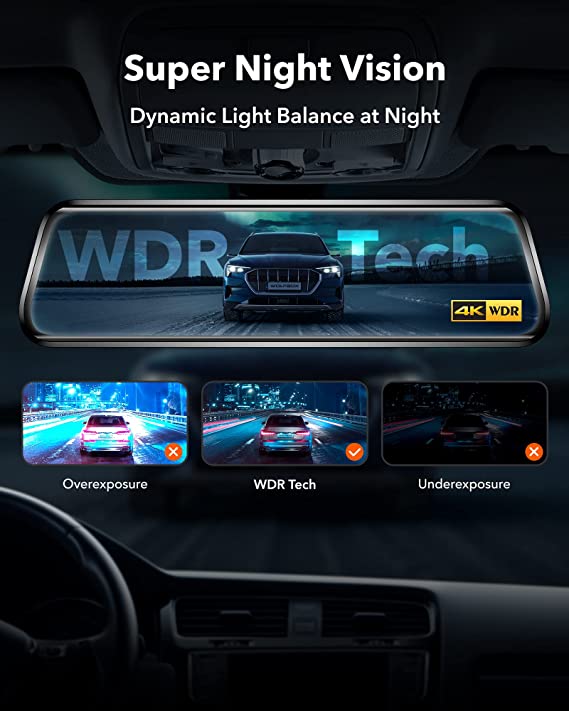 WOLFBOX G930  Rear View Mirror Camera camera wolfboxdashcamera