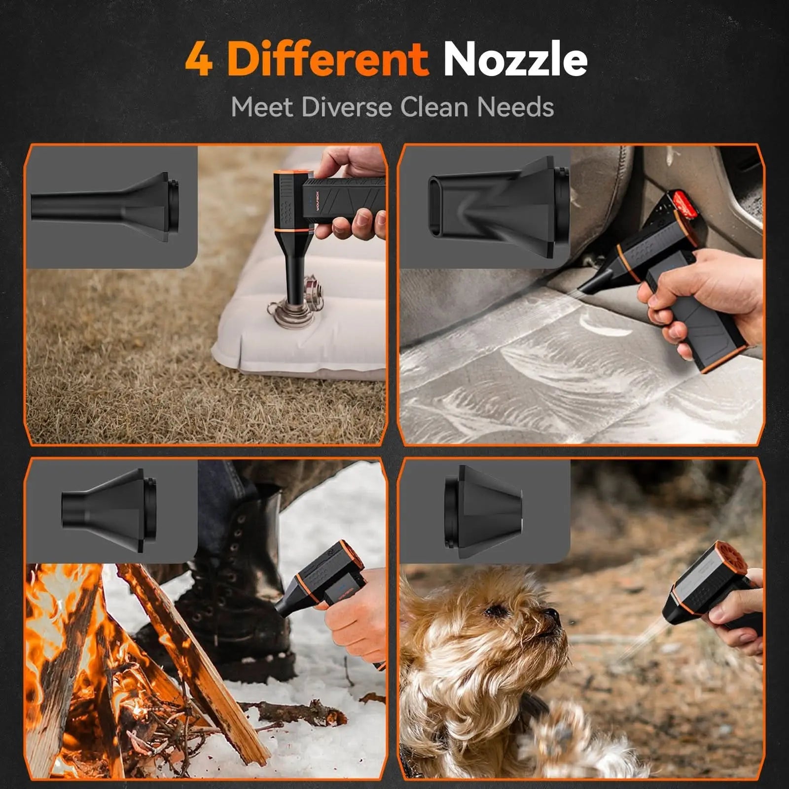 Electric Air Duster –110000RPM Super Power | WOLFBOX MF50 - WOLFBOX