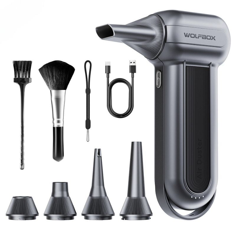 Wolfbox Compressed Air Duster - Super Power Electric Air Duster