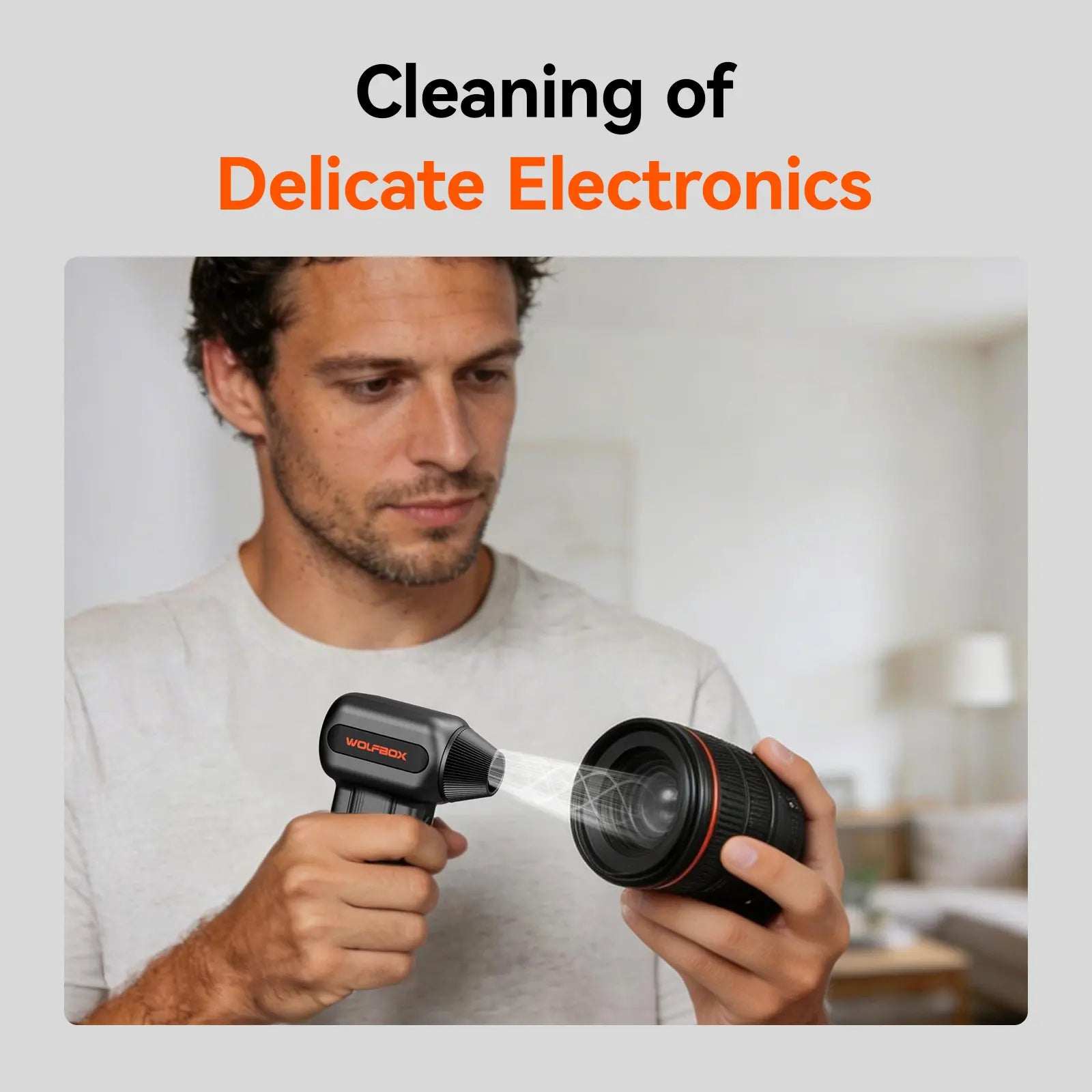 WOLFBOX MF60 Compressed Air Duster - WOLFBOX